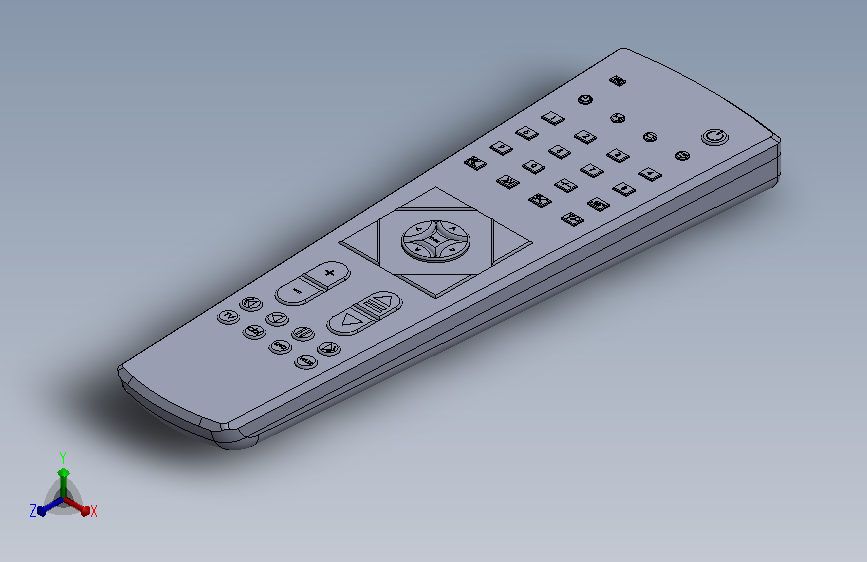 tv-remote-17电视遥控器模型