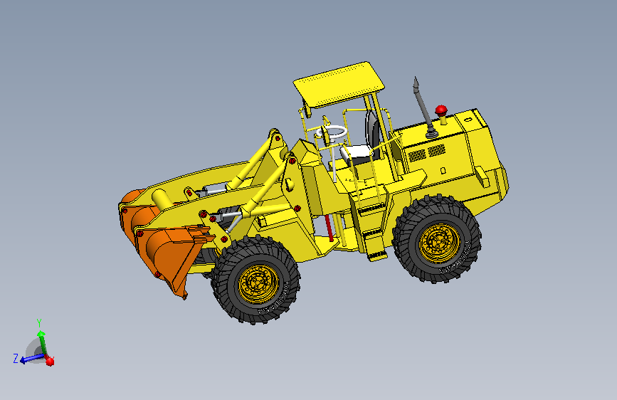 Heavy Loader重型装载机比例模型
