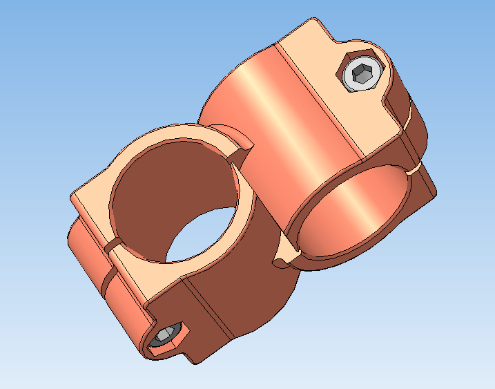 十字固定管支架40х40mm