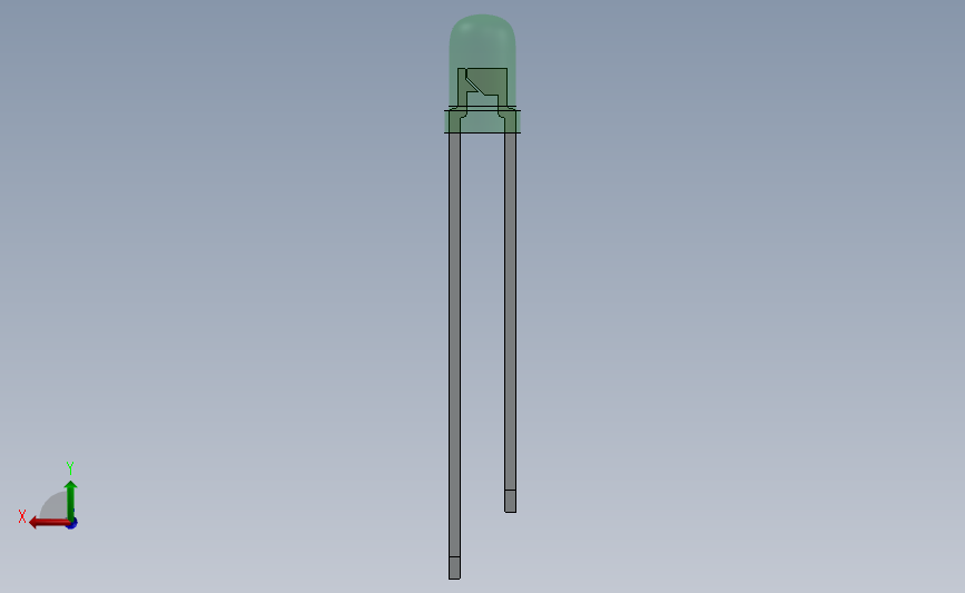 THT LEd灯_SOLIDWORKS 2016_模型图纸下载 – 懒石网