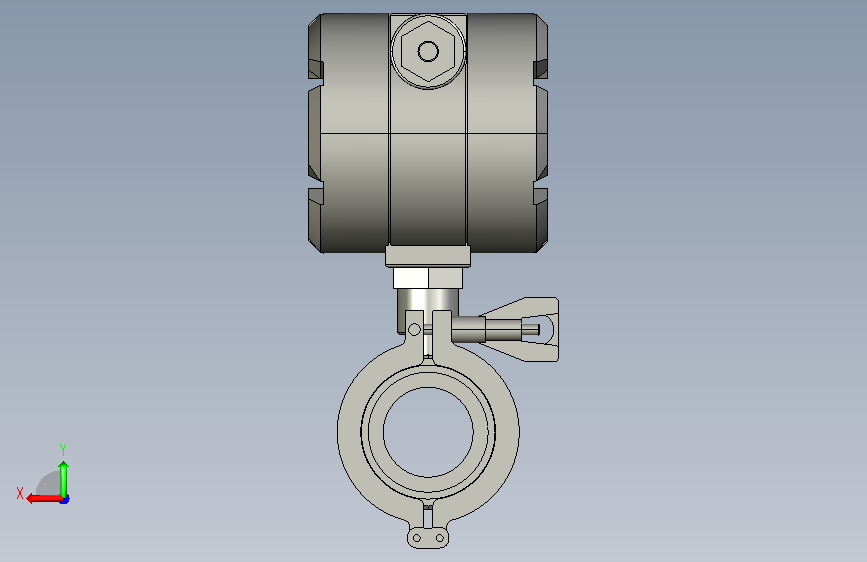 流量计LWGY-MIK-DN40=746008=50 背面视图