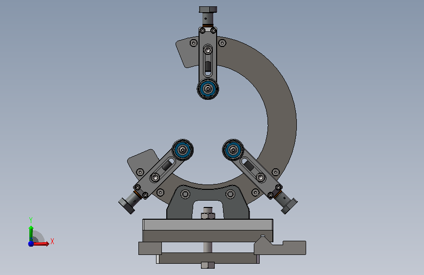 LUNETA VIAJERA三向夹具3D数模图纸 STEP格式.zip