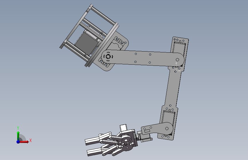 Totale robotarm简易机械臂3D数模图纸 STEP格式.zip