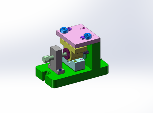 轴承座加工工艺及钻2-Φ9孔夹具设计【含三维solidworks】