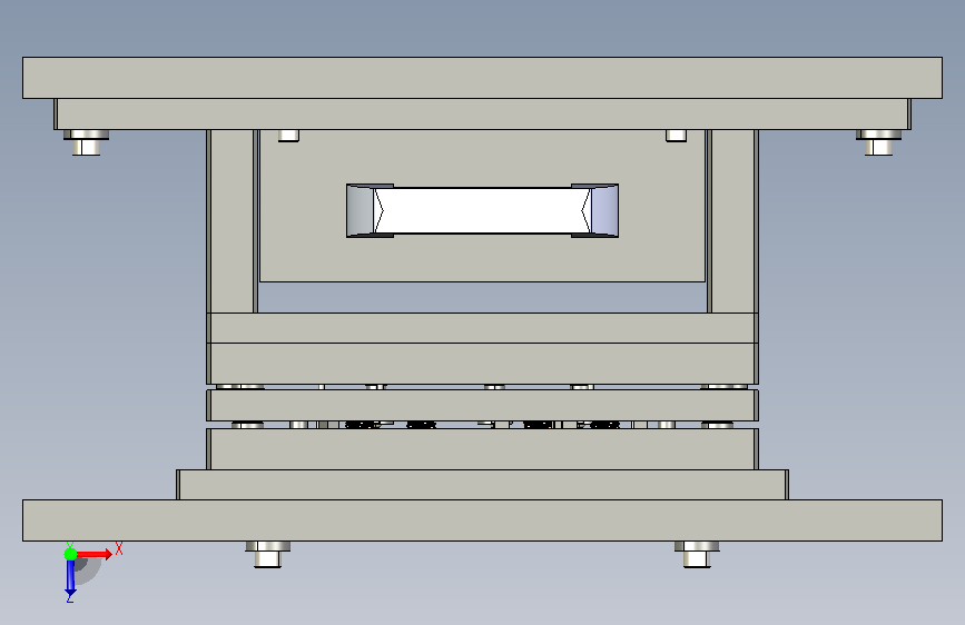 T0179-Pan-B切水口料头治具 俯视图