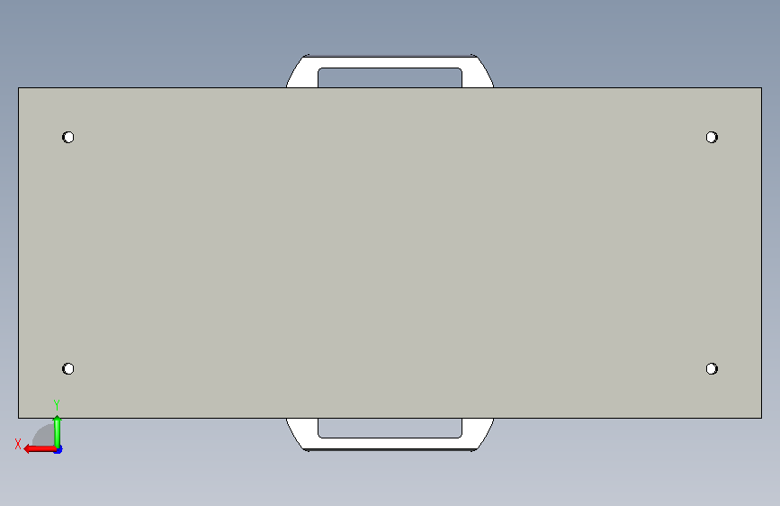 T0179-Pan-B切水口料头治具 背面视图