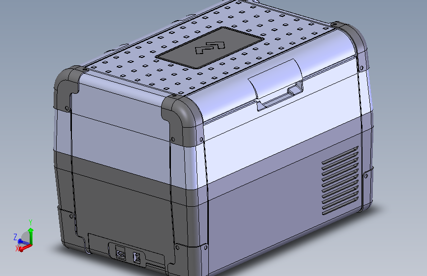 DOMETIC CFX 50便携式保温箱 Solidworks 附