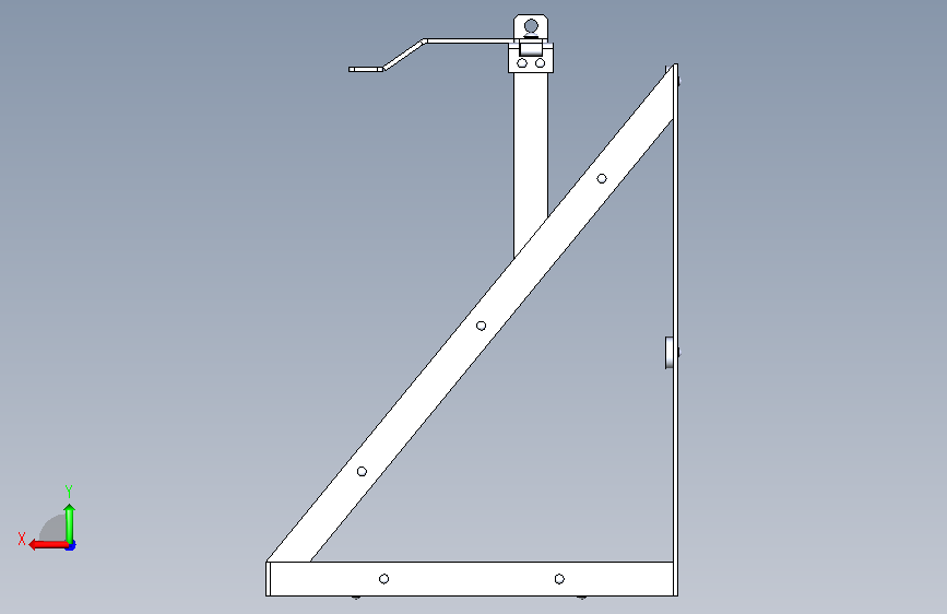 A0015977-德国军用油桶架 背面视图