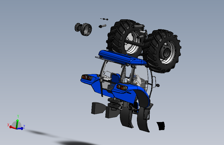 NEW HOLLAND TD100D农用拖拉机