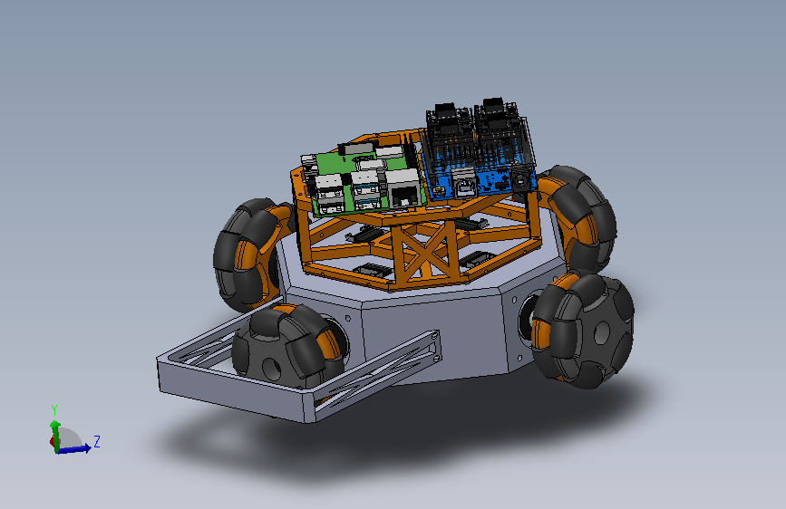 SLIDE Omniwheel robot全向轮编程小车