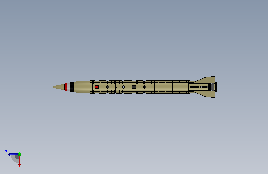 Scud missile飞毛腿导Dan模型