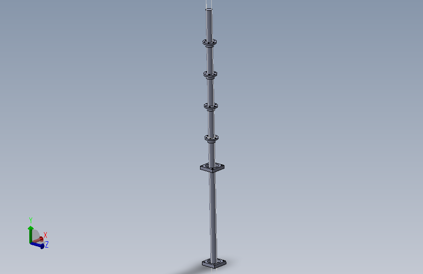 Vertical Axis Wind Turbine垂直轴风力发电机结构 Catia设计