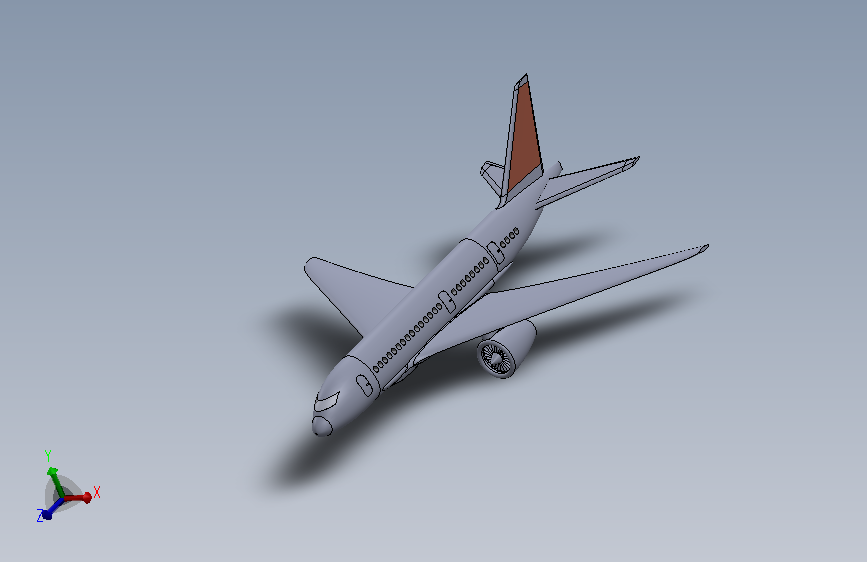 aeroplane-airbus空客飞机简易模型