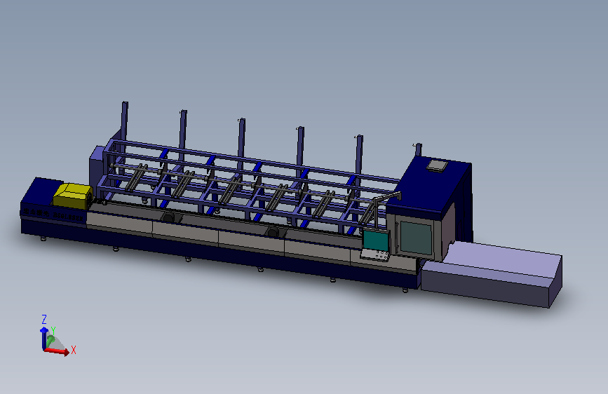 laser tube cutting machine全自动激光切管机