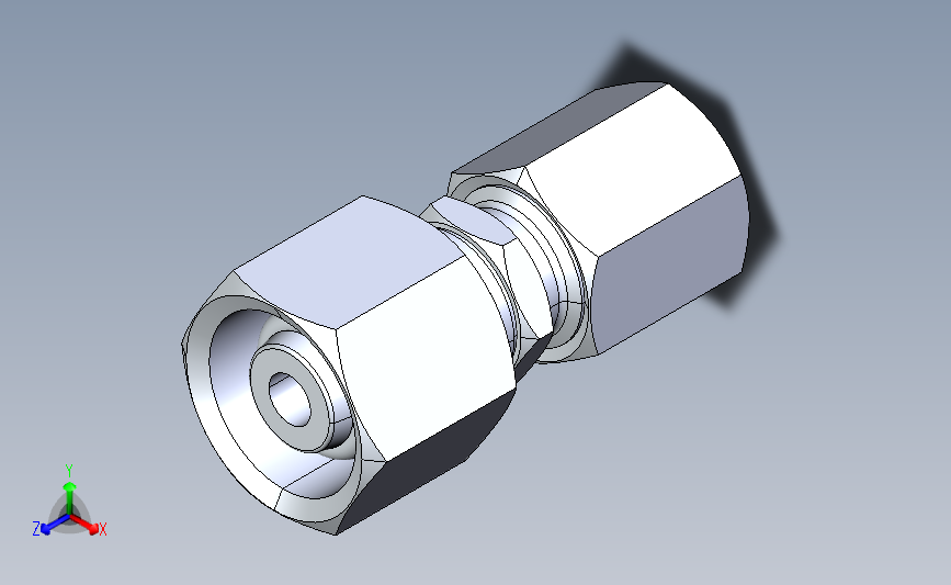 2C 外螺纹内螺纹转换卡套接头[2C-12-14-RN]