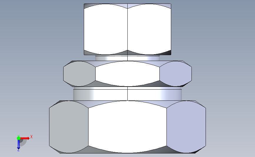 2C 外螺纹内螺纹转换卡套接头[2C-26-45-RN]_STEP_模型图纸下载 – 懒石网