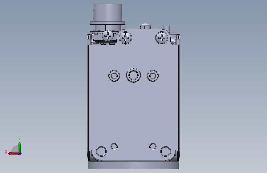 CZXD-XG-FF200供料器&储料仓&视觉780mm 背面视图