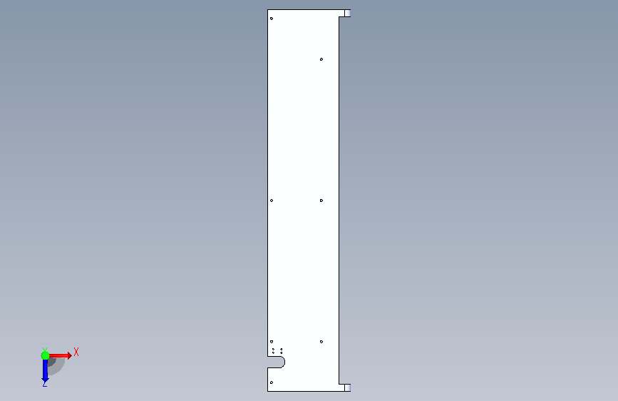 S12T(L)-A1-AB-003X轴外罩8 俯视图