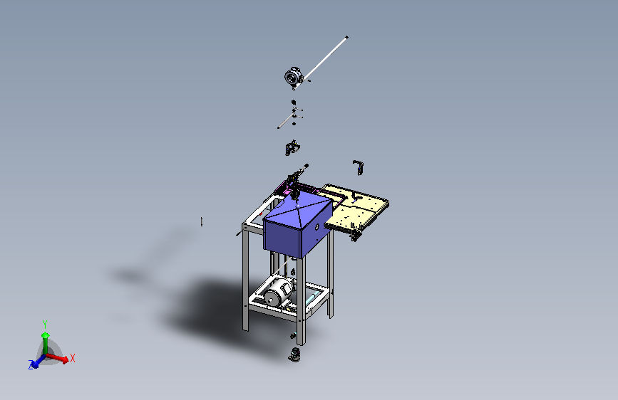 无底梭自动蚕茧形绕线机(蚕茧绕线机)3D模型