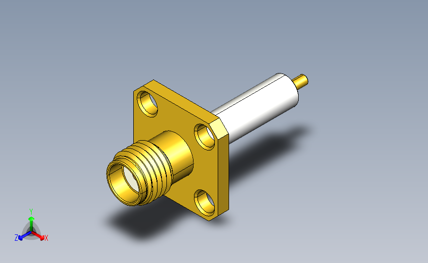 WurthRosenberger SMA 4孔法兰波导18GHz 连接器