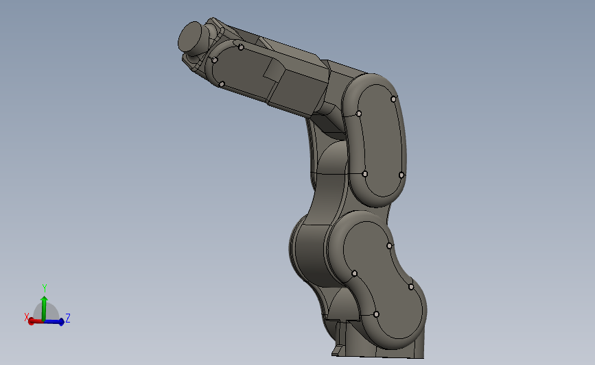 6自由度机械手臂 Solidworks 2016 模型图纸下载 懒石网