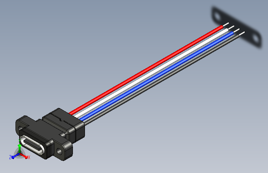 A0016179-USB 连接器 Type-C 母座 机箱 4 针