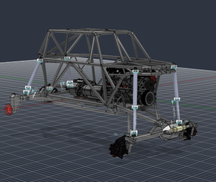 V8 Based Buggy攀爬越野车框架
