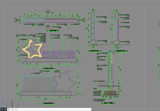 公园路口标识牌花园LOGO详图=1028669=15