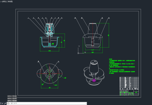 家用小型绞肉机CAD=1456042=800
