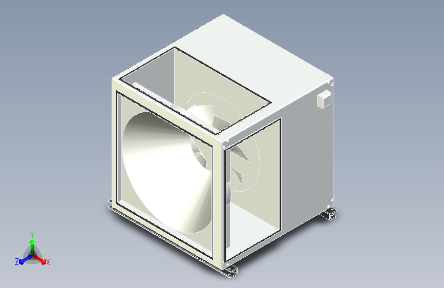 内置直联（B型A式）HTFC低噪声箱式离心风机[HTFC-30-B-IV-5]