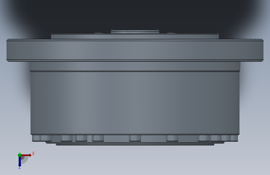 LSS-32-50-U-G-B-Ⅱ谐波减速器=507028=10 俯视图