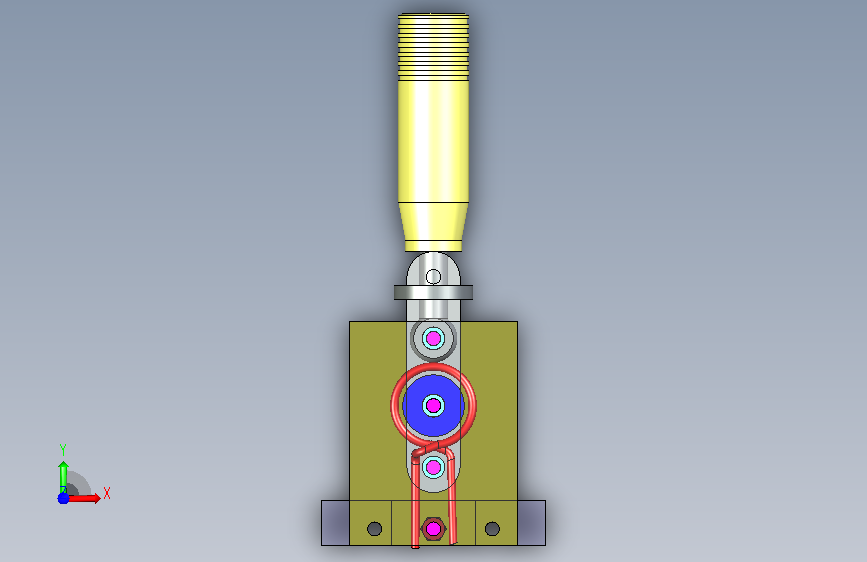 A0016267-Mini SIM SQ 换挡器模型设计 正面视图