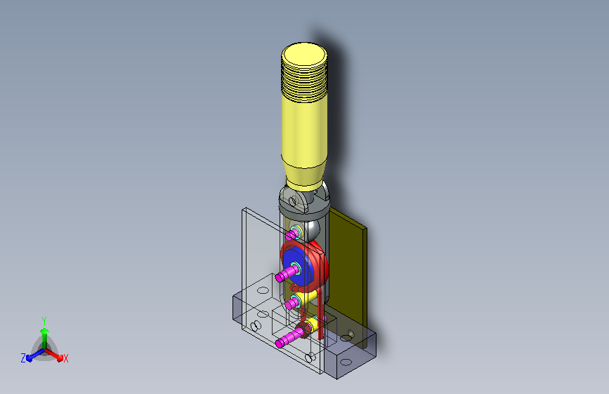 A0016267-Mini SIM SQ 换挡器模型设计 主视图
