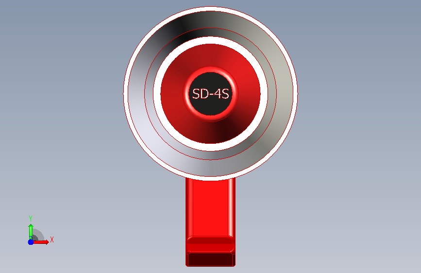 A0016302-手持扩音器 SD-4S 正面视图