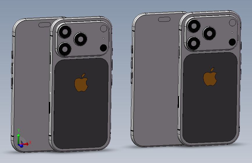原创苹果iphone18pro-手机模型 主视图