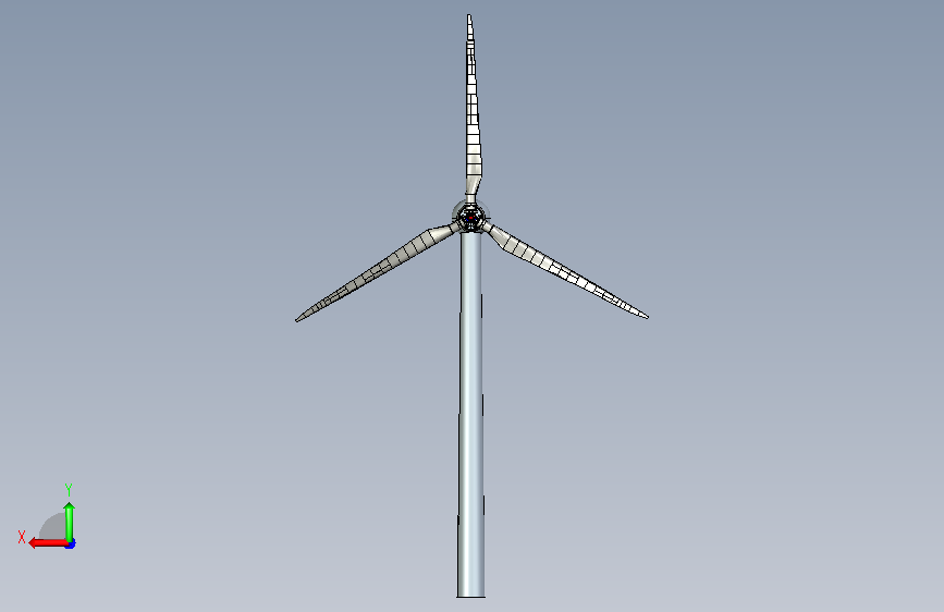 1.5MW直驱式风力发电机组的模拟制图=615728=200 背面视图