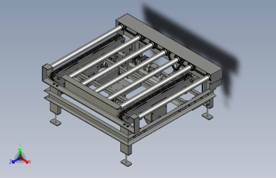 Conveyor transfer pallet输送机转运托盘 STP格式