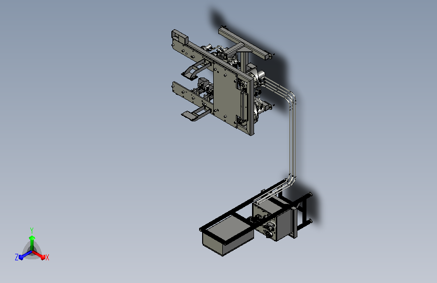Detailed hydraulic riveting machine液压铆接机 STP格式