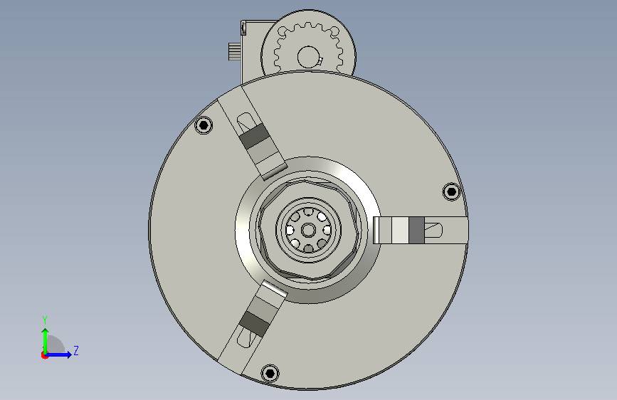 Low Leakage Cryogenic Disconnects低泄漏低温隔离开关 STEP格式 左侧视图