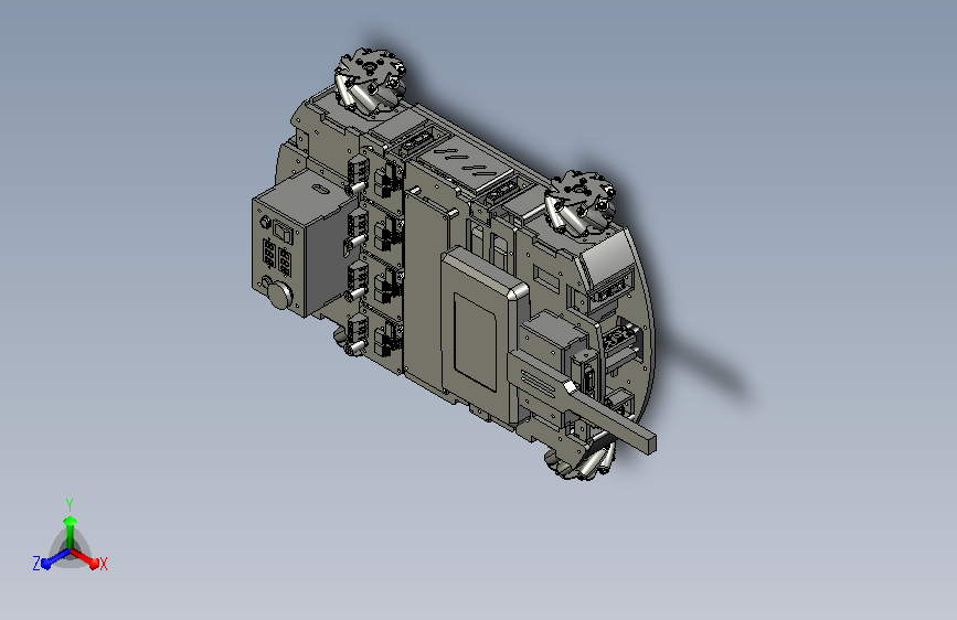 Mobile Robotic MyRio移动机器人小车 STP格式