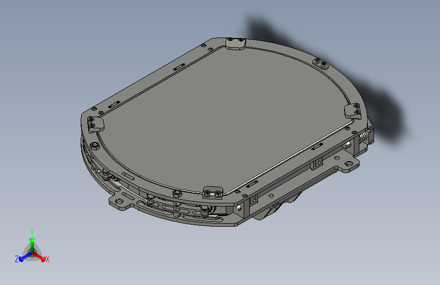 Mounting for big mirror精密大镜子支架 STEP格式