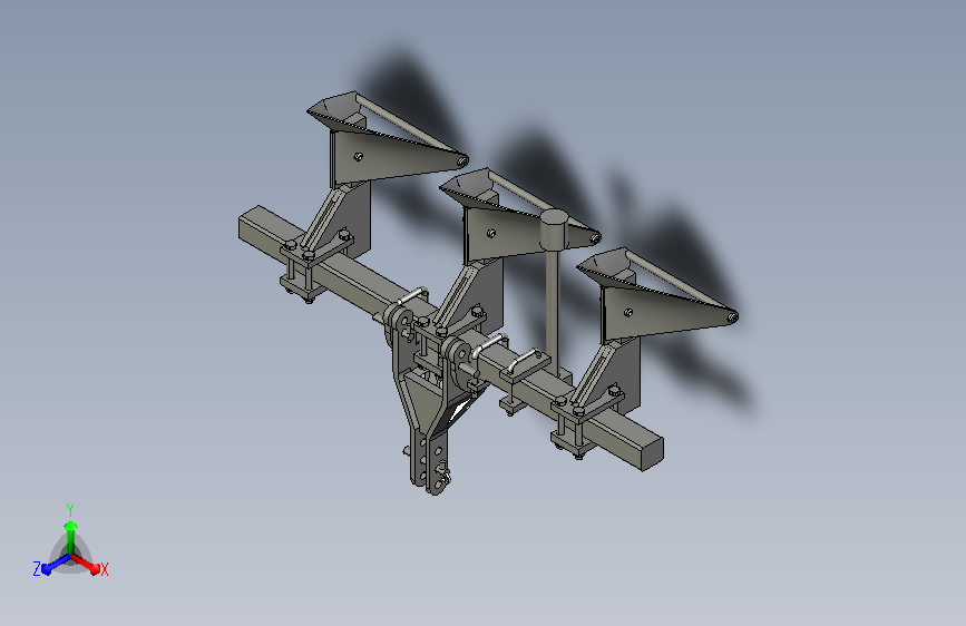 Plow Design土壤耕作犁 STP IGS格式