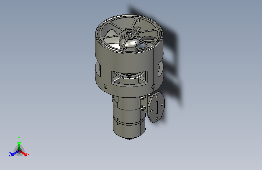 ROV Thruster 108 6X水下推进器 STEP格式