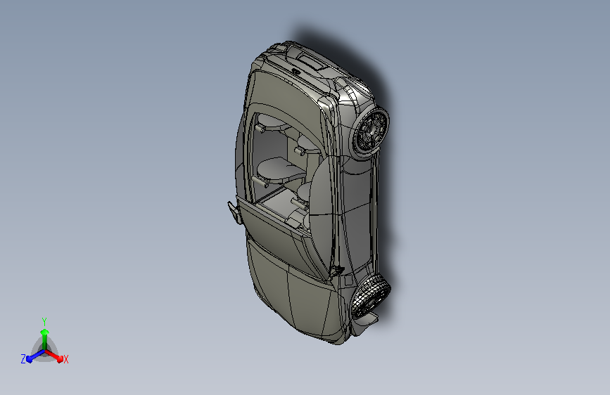 TBO-T3-2024跑车模型 STEP格式
