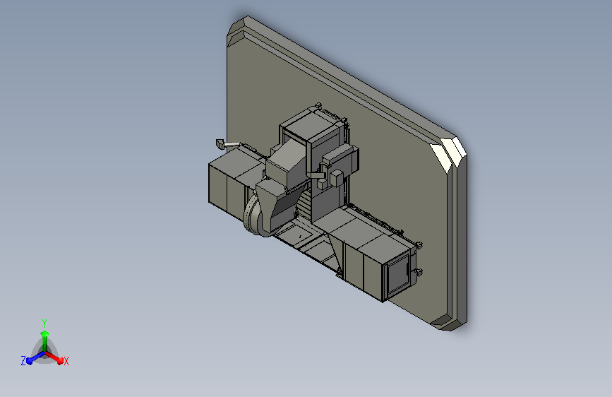 哈斯（HAAS）VS3大型三轴铣床简易模型 STP格式