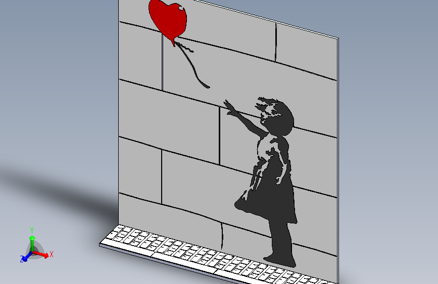 可定制的BANKSY画作
