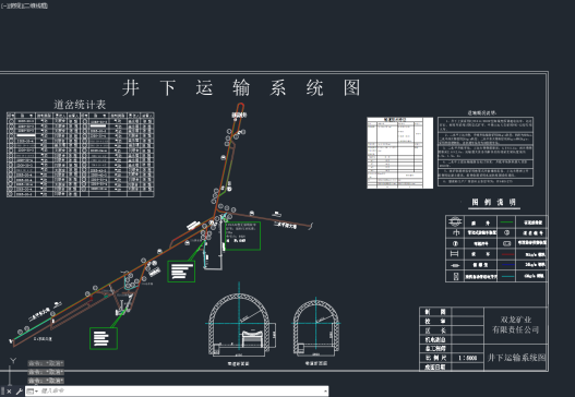煤矿井下运输系统图=814862=10