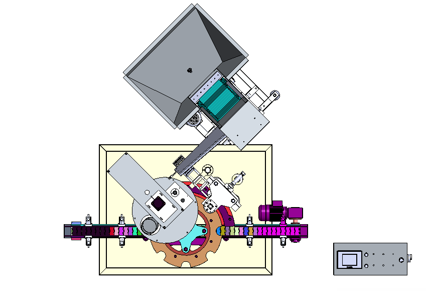 PP-1BP旋盖灌装小型一体机