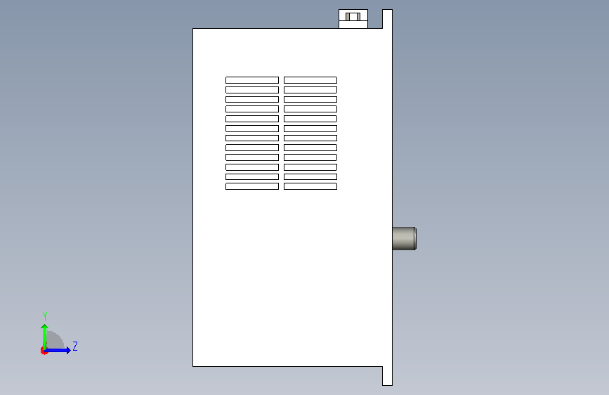 赛普 SAP300V3-022MC 变频器 左侧视图