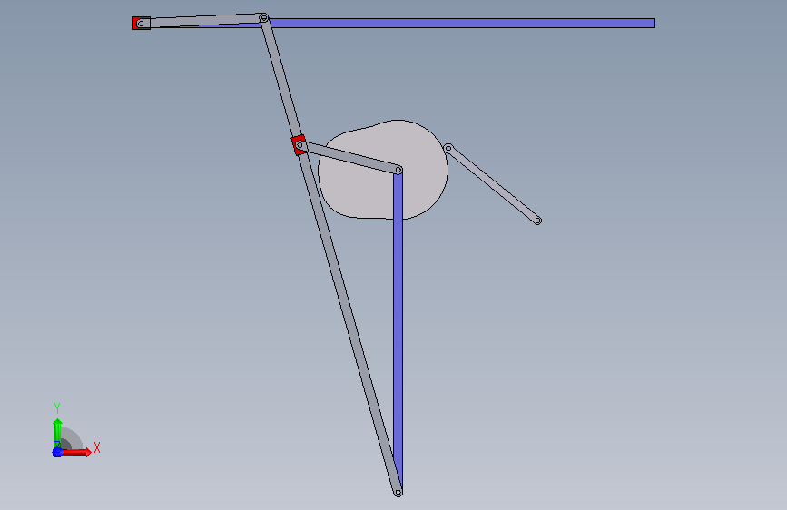 牛头刨床机构三维solidworks及运动分析视频